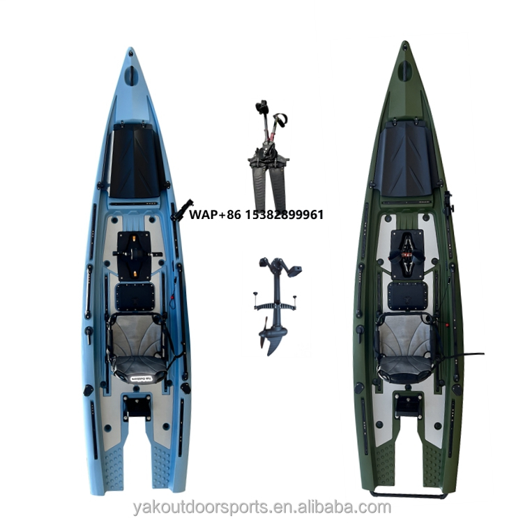 Fishing Kayak Pedal Drive - Yak Outdoors 13ft Balıkçı Kayığı Çift