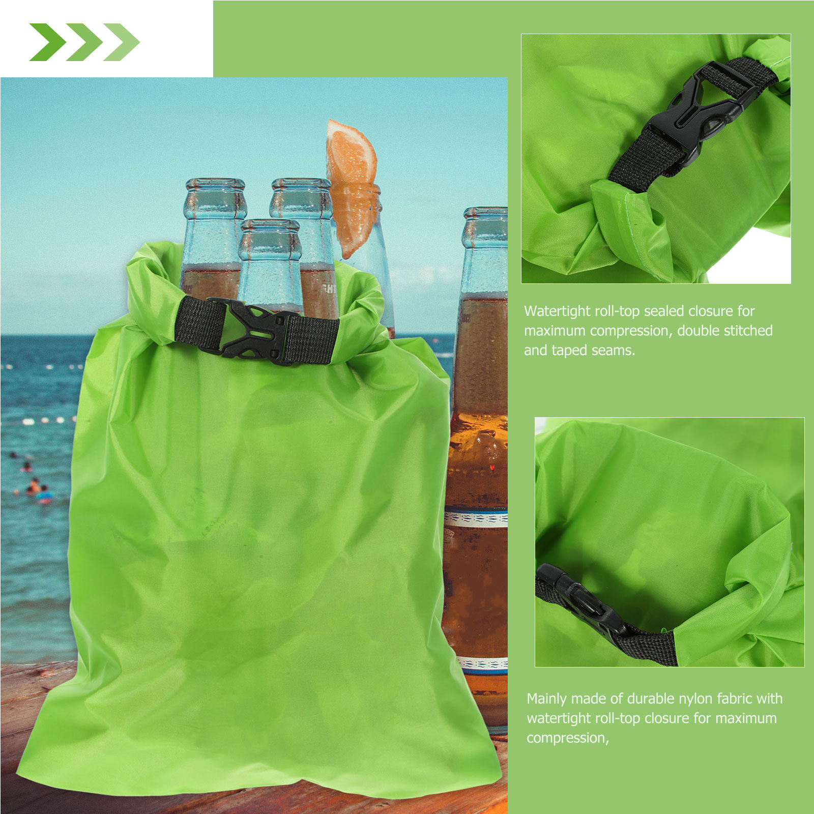 3 Adet Su Geçirmez Kuru Çanta  - Fishing Kayak Storage Bag incelemesi ve fiyatı
