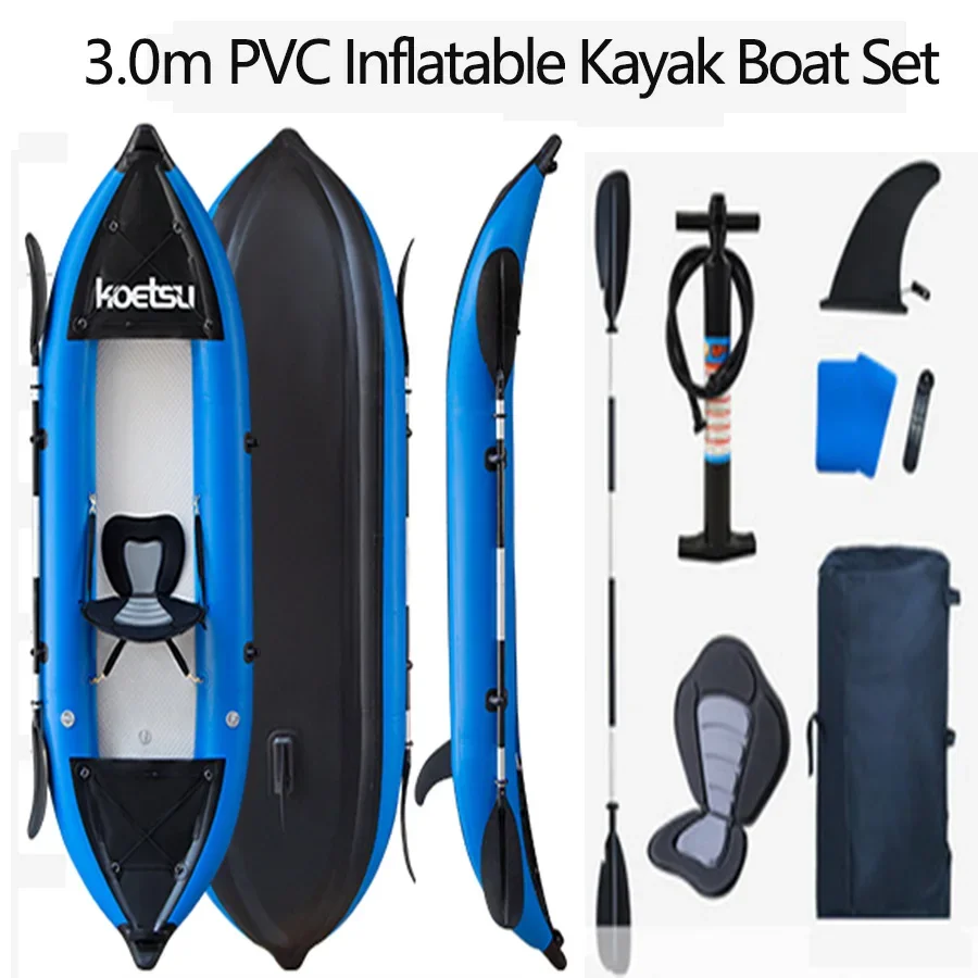 KOETSU 1-2 Kişi Şişme PVC Kayı - Fishing Kayak Sit On Top incelemesi ve fiyatı